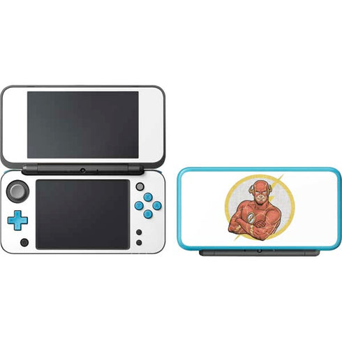 DC Comics The Flash Folded Arms Pose Nintendo 2DS XL (2017) Skin